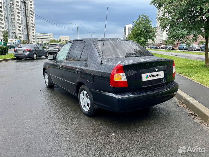 Hyundai Accent 1.5 AT, 2005, 260 000 км