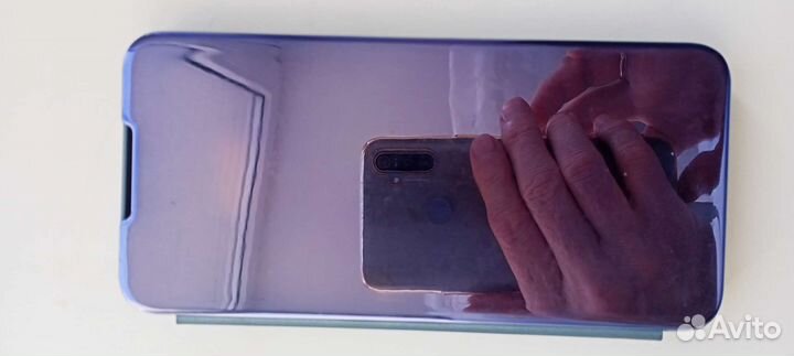 Умный зеркальный флип чехол redmi 9, realme 3c