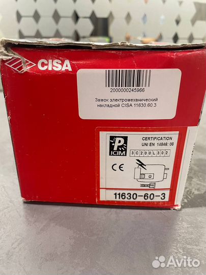 Электромеханический замок Cisa 11630-60-3