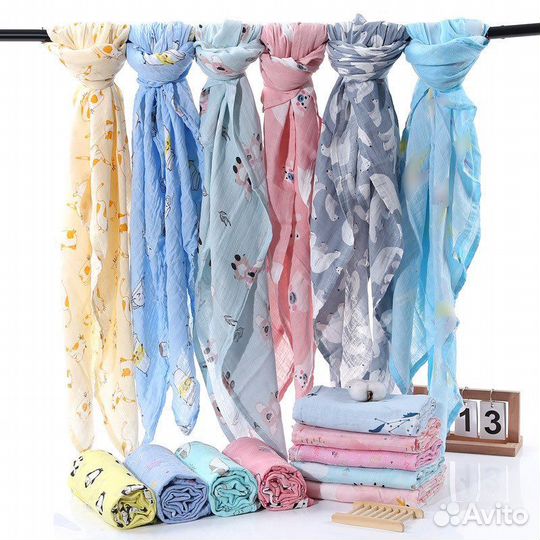 Муслиновые пеленки 110*120