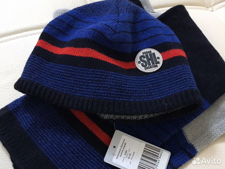 Комплект шапка и шарф 54