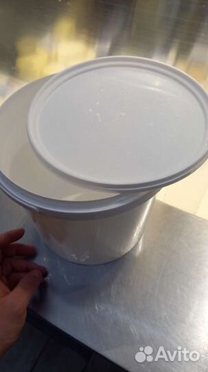 Ведро пластиковое с крышкой 5л