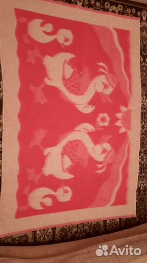 Одеяло детское шерстяное