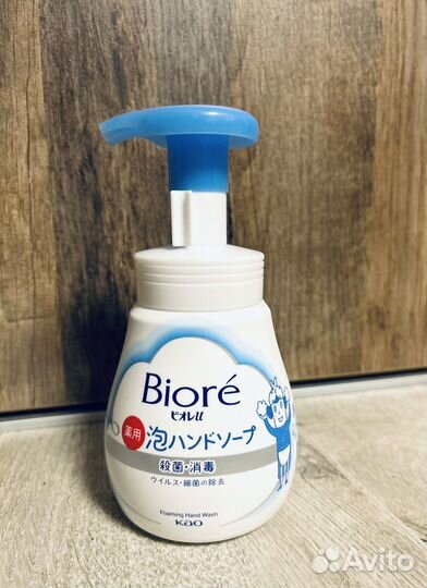 Мыло пенка Япония для мытья рук 240мл biore
