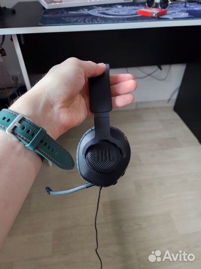 Проводные наушники JBL quantum 100 черный