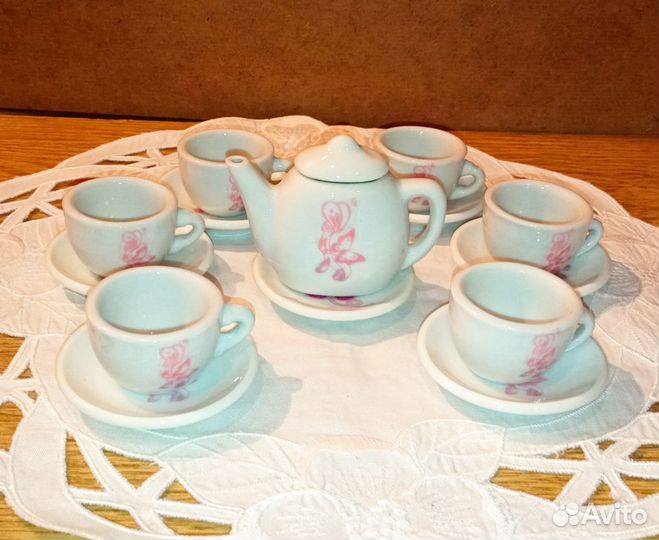 Набор миниатюрной посуды (керамика)