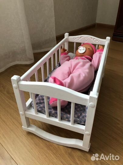 Кроватка-качалка для кукол