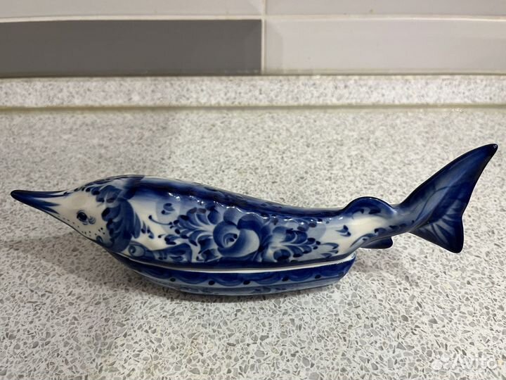 Икорница гжель