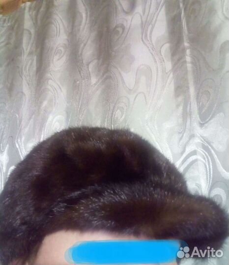 Шапка меховая и шарф