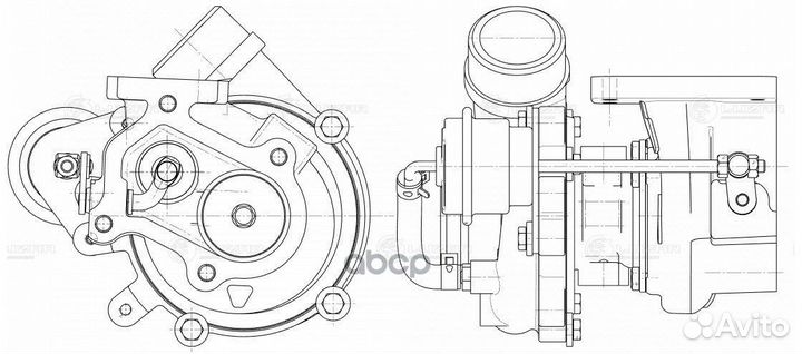 Турбокомпрессор для а/м Fiat Ducato (06) 2.3TD