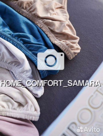 Простынь на резинке хлопок