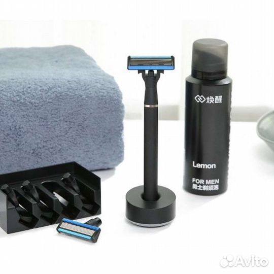 Xiaomi mijia lemon razor H600 (5 кассет+пена)