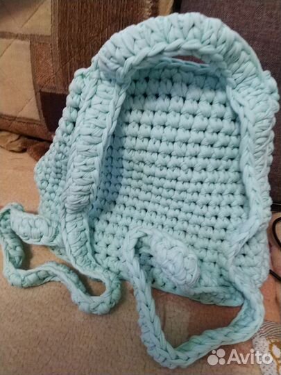 Рюкзак,связанный крючком