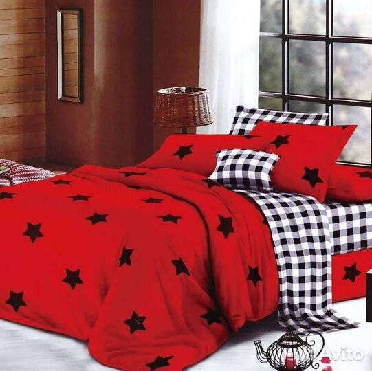 Постельное белье Турция 1,5 2 Евро Дуэт Сатин Люкс