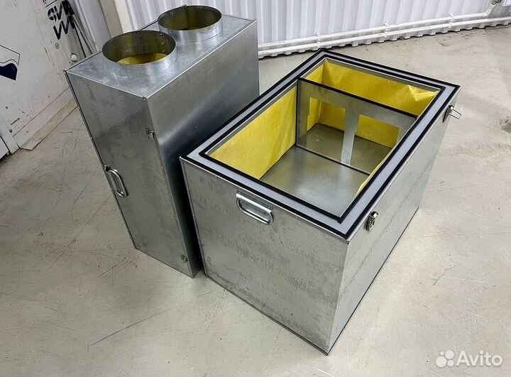 Шумбокс для асиков оцинкованный двойной