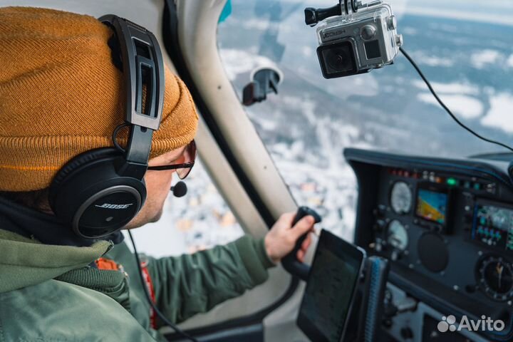 Полет на самолете Москва / стань пилотом