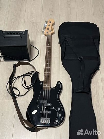 Бас гитара Fender squire affinity pj bass