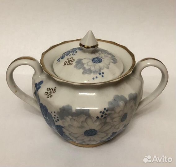 Сахарница фарфоровая Вербилки СССР
