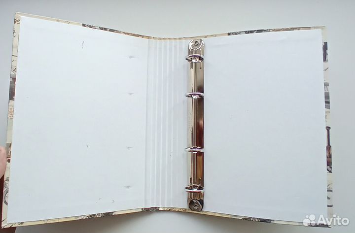 Обложка на кольцах А5, органайзер скоросшиватель