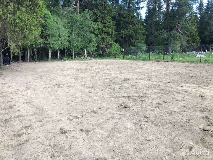 Вспашка земли мини трактором