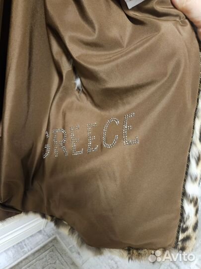 Шуба натуральная из камышевого кота