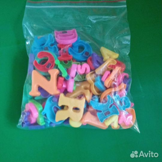 Английский алфавит на магнитах 78 штук