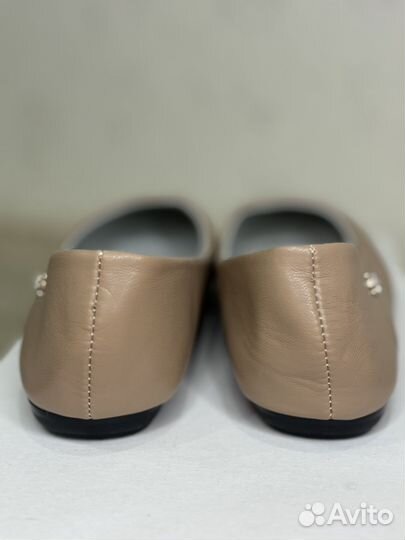 Балетки женские 35 размер бежевого цвета