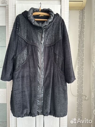Пальто женское демисезонное, размер 60/62