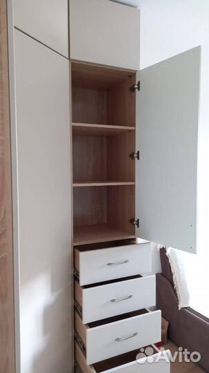 Угловой шкаф на заказ по индивидуальным размерам