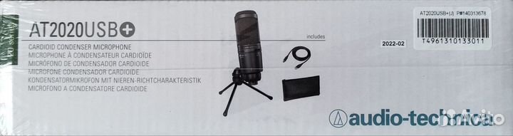 Новый Audio technica AT2020 usb+