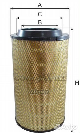 Фильтр воздушный AG1084 AG1084 Goodwill