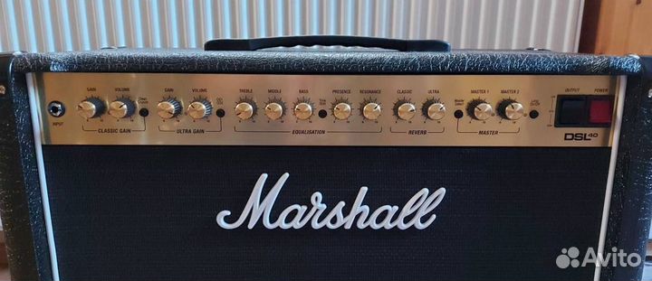 Ламповый комбоусилитель Marshall DSL40CR Combo