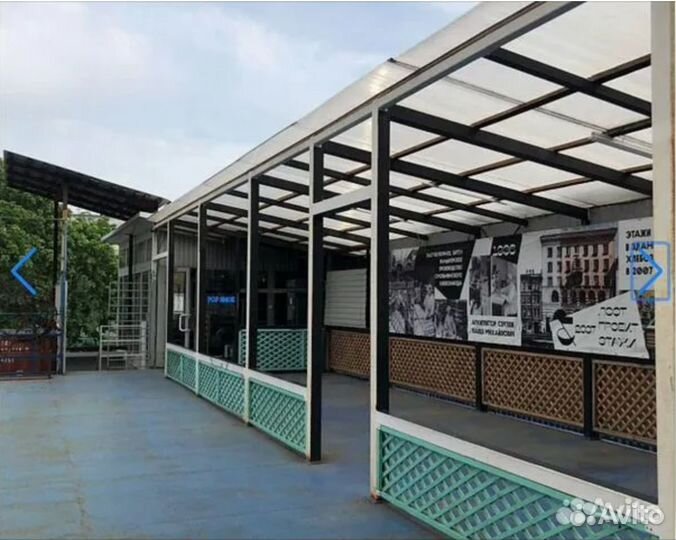 Кальянная в лофте с террасой в центре