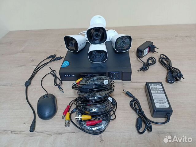 Комплект видеонаблюдения 4 камеры 2mp