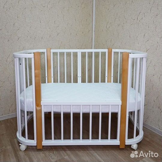 Кроватка 4в1 Mika и матрасы