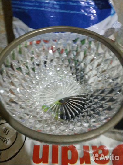 Ваза для фруктов СССР хрусталь