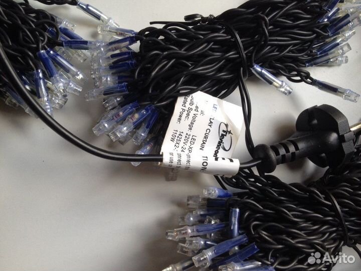 Гирлянда уличная бахрома