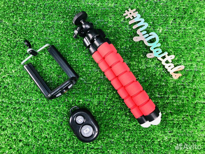 Штатив для телефона + крепление + пульт