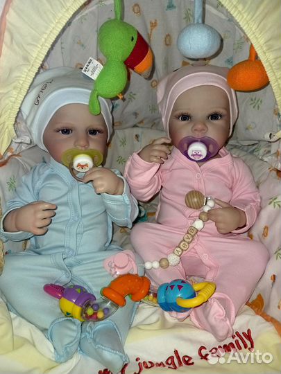 Кукла Реборн девочка и мальчик