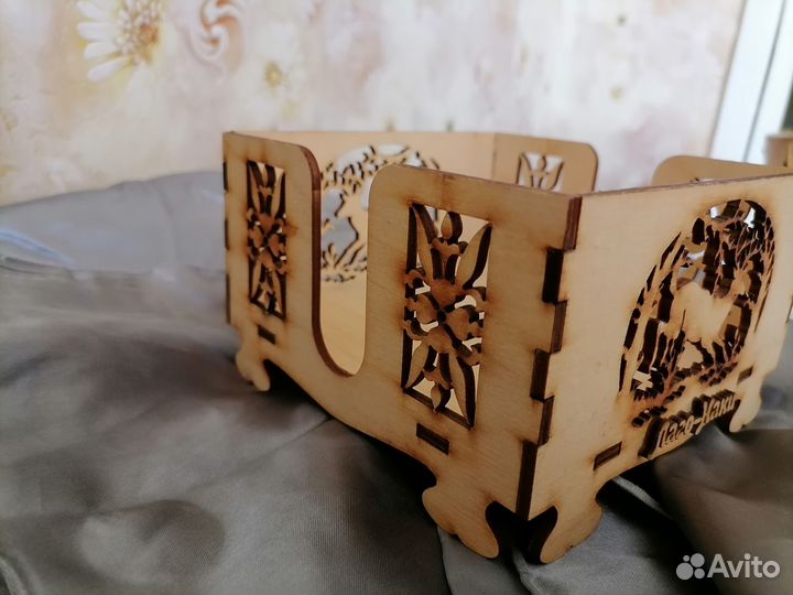 Салфетница из дерева