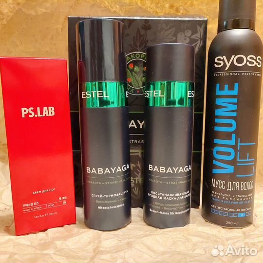 Косметика для волос пакетом, новая