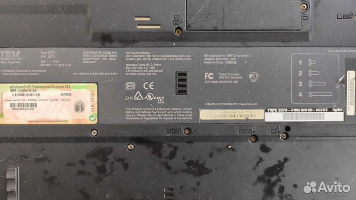 Ноутбук IBM ThinkPad T42