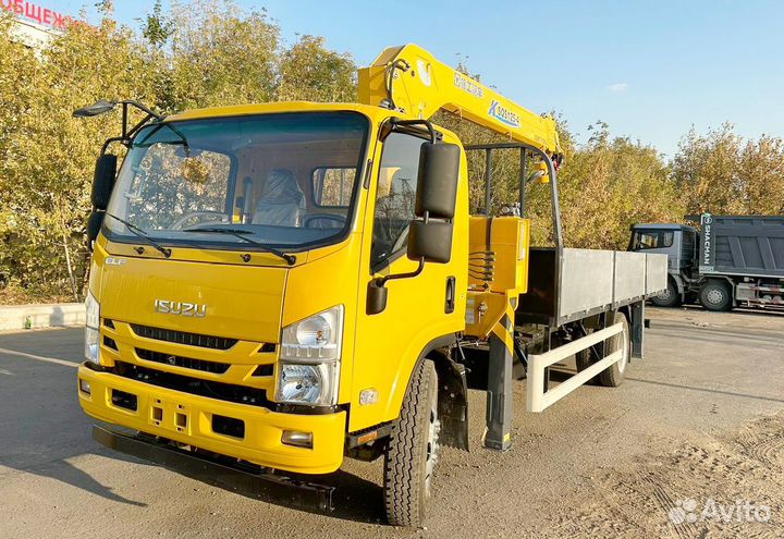 Isuzu Elf (N-series) с КМУ, 2024