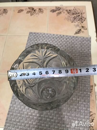 Ваза хрустальная большая СССР