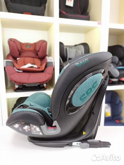 Автокресло 9-36кг изофикс Rant IQ Genius Malachite