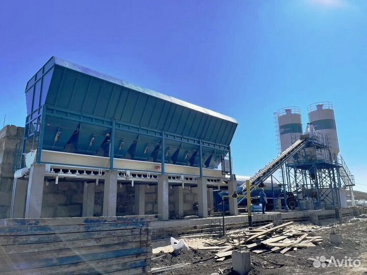 Бетонный завод Комета в зимнем варианте