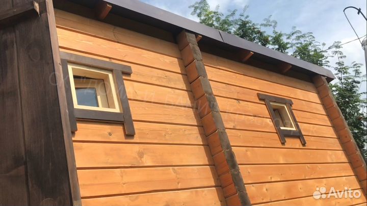 Баня каркасная