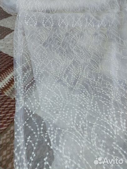 Тюль-занавеска сливочная 4*280