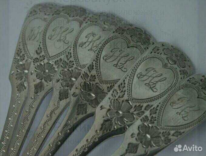 Ложки серебро чайные