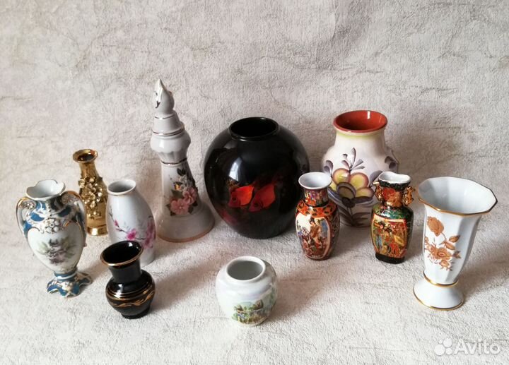 Винтажные вазочки